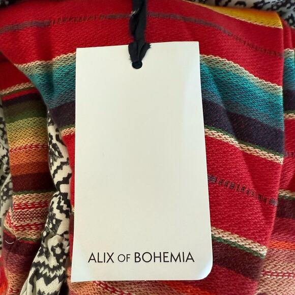 NWT NEW Alix of Bohemia Winifred Orange Bloom Maxi Dress XS - Picture 7 of 8